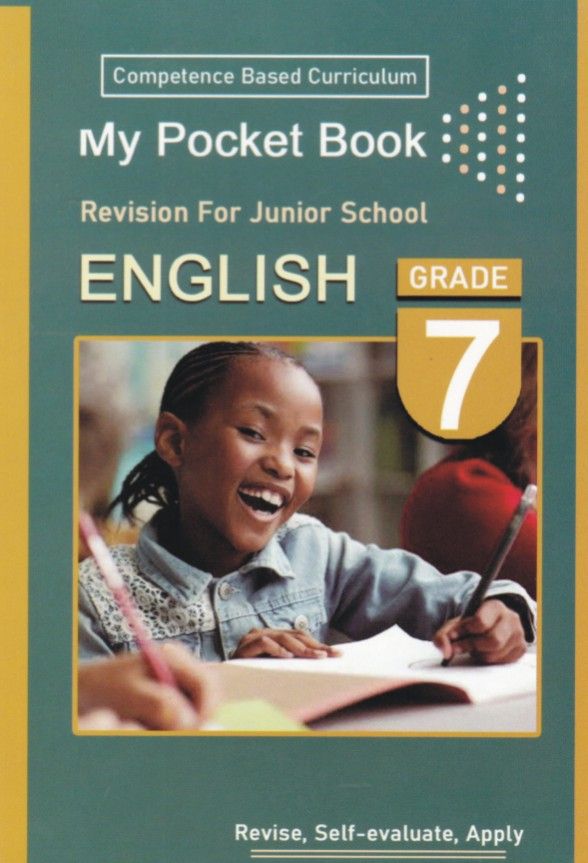 Jesma Grade 7 Pocket Note Book - English _0