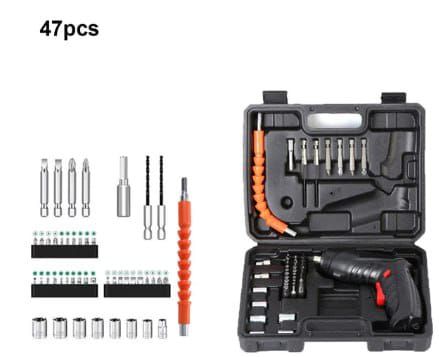 ⚖️O.F49-8-1304. Wireless Electric Drill Easy-to- And Durable Tool For Versatile Applications Electric Cordless Screwdriver._0