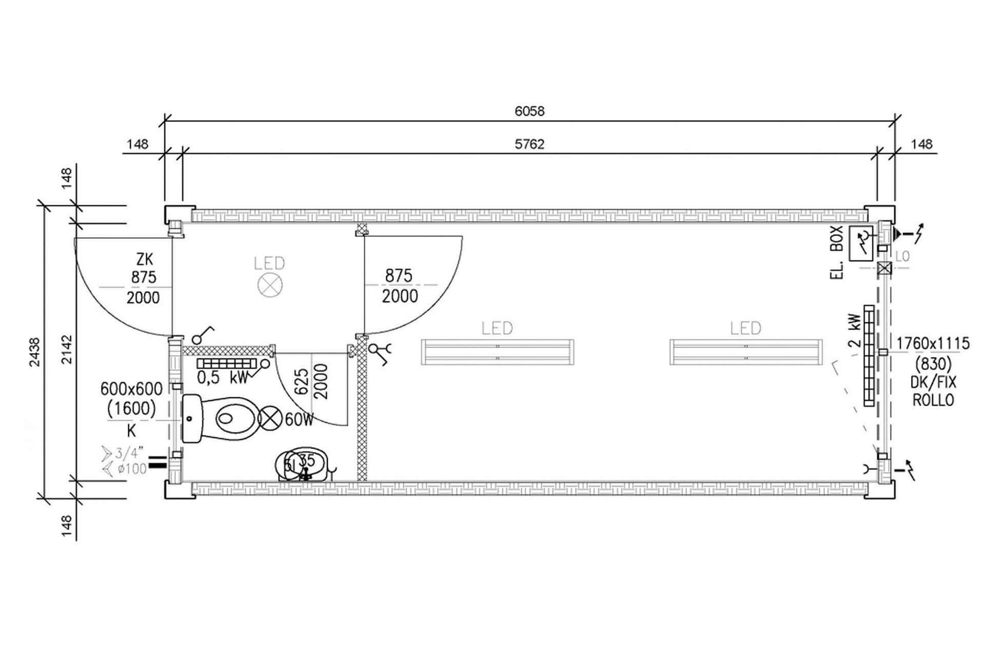 CONTENEUR SIMPLE WW AVEC VESTIBULE ET TOILETTES 15 M²_8