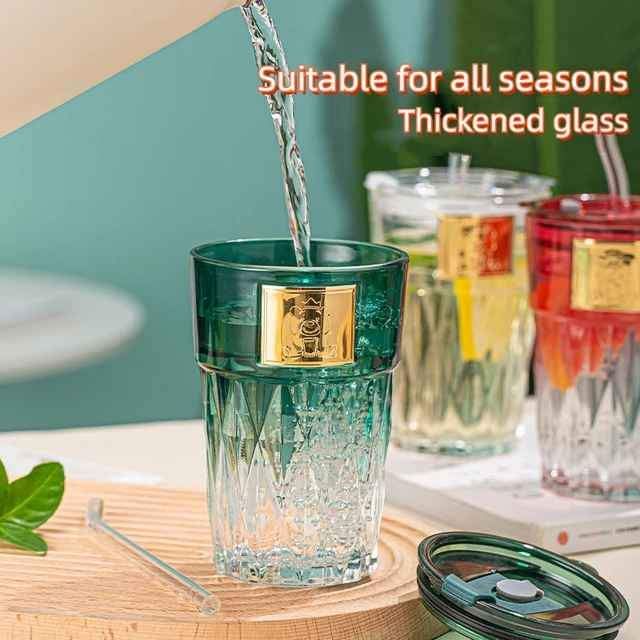 Glass Cup With Straw_2