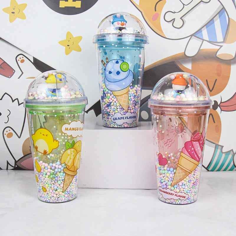Glass Cup With Glass Straw_2