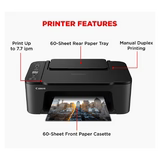 Canon PIXMA TS3550i All-in-One Wireless Wi-Fi Printer, Black_3