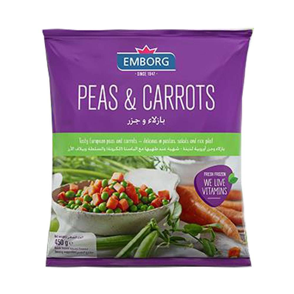 Emborg Frozen Peas & Carrot 450g_0