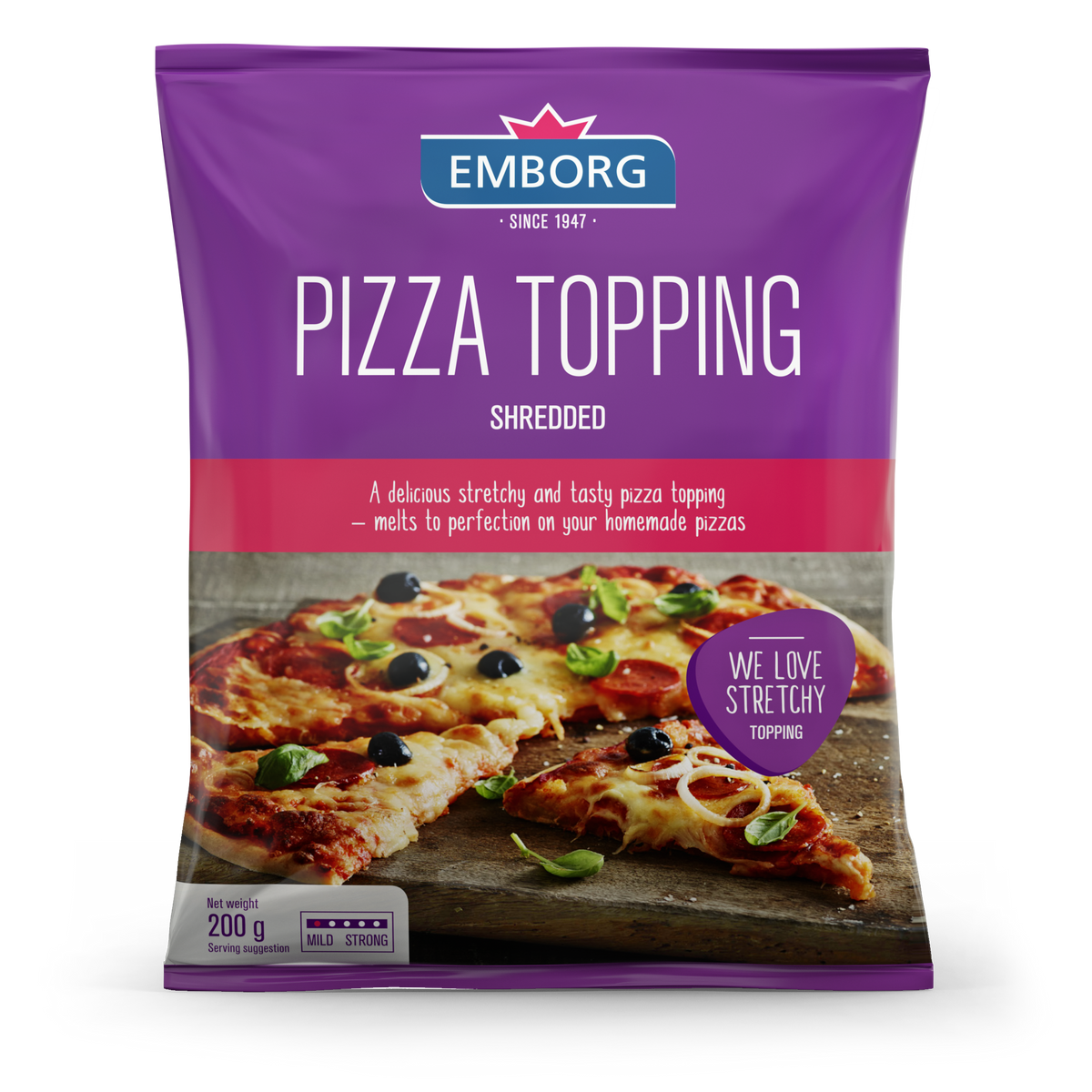 Emborg Shredded Pizza Topping 200g _0