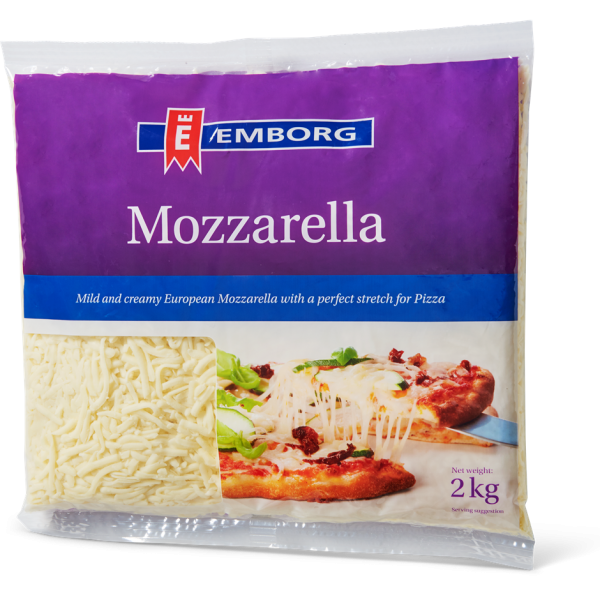 Emborg Shredded Mozzarella 2kg_0