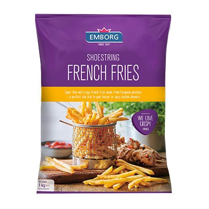 Emborg Frozen French Fries - Shoestring 1kg _0