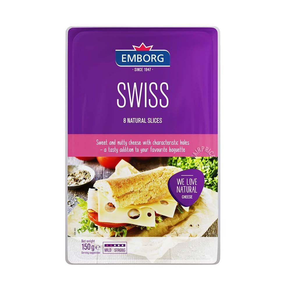 Emborg Natural Slices Swiss 150g_0