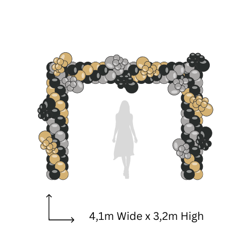 Organic Square Balloon Arch_0