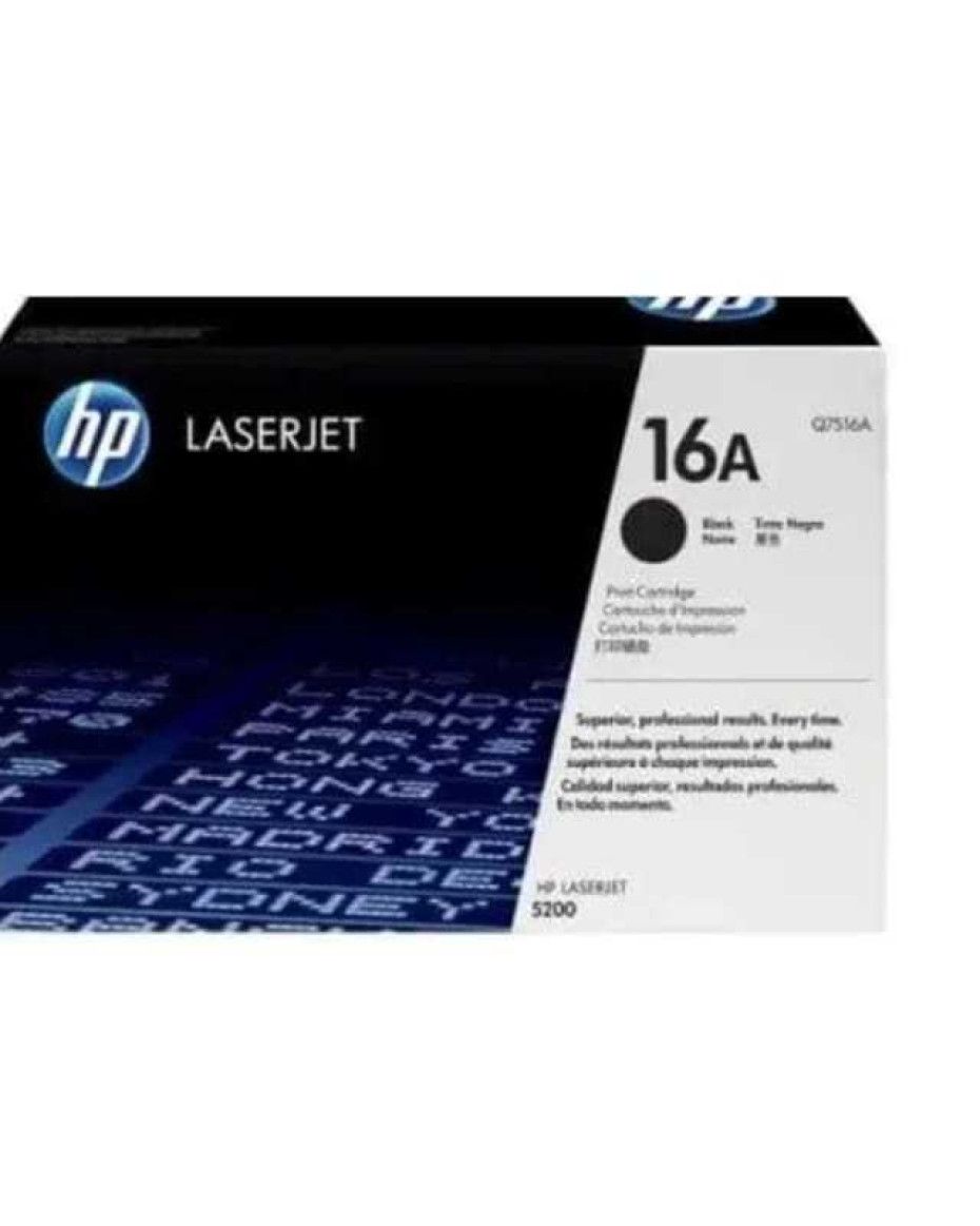 HP 16A Black Original Laserjet Toner Cartridge – Q7516A_0