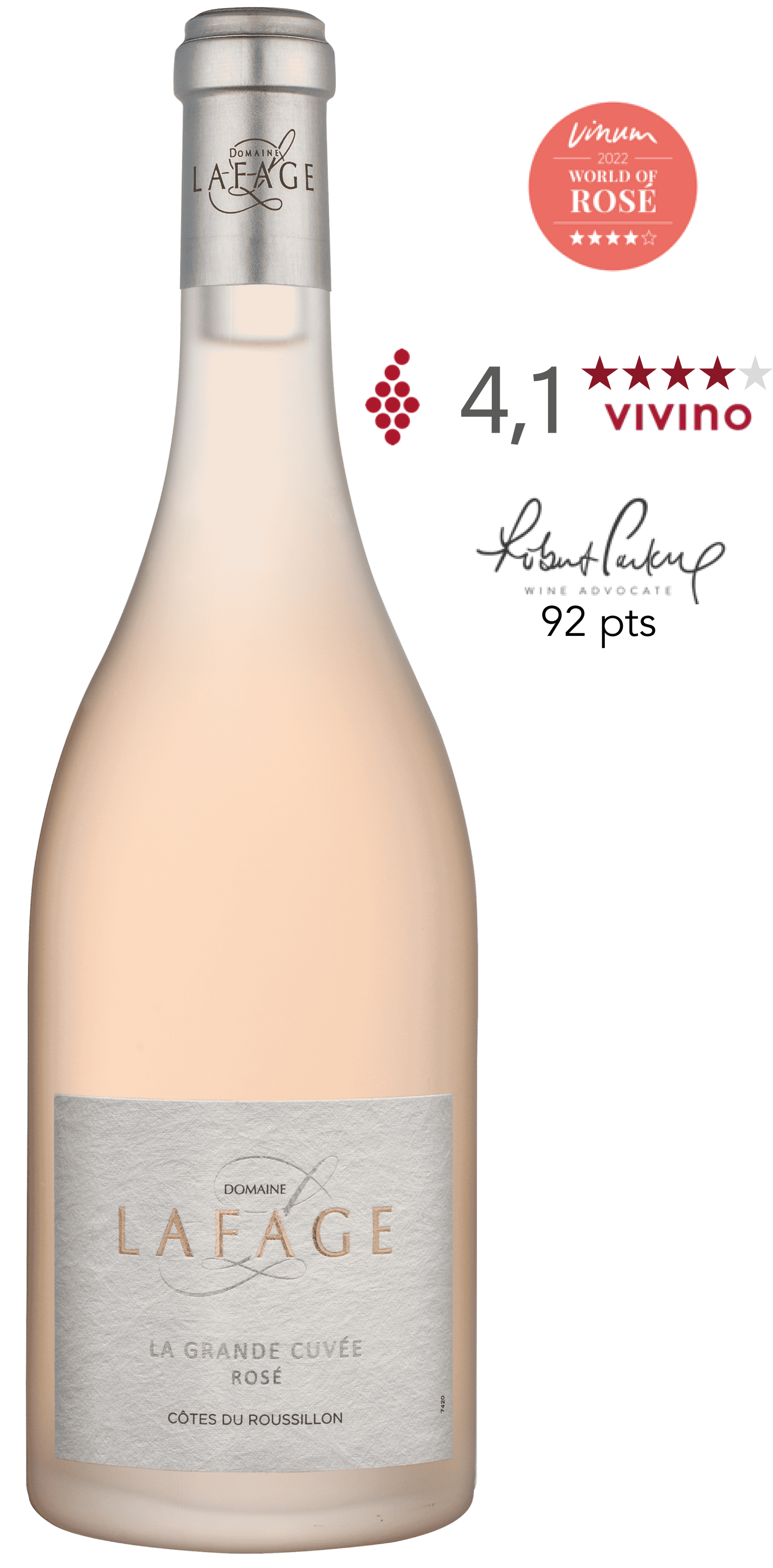 La Grande cuvée Rosé 2022 - DOMAINE LAFAGE_2