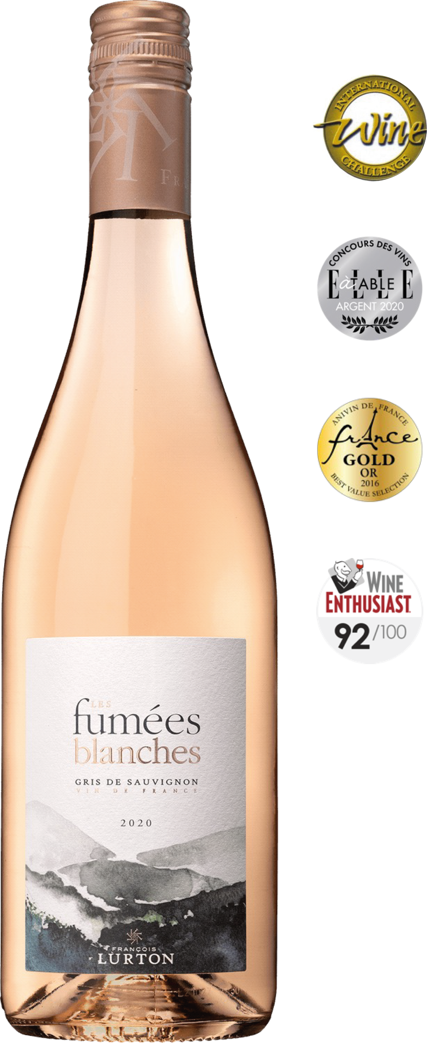 Fumées Blanches Gris de Sauvignon - Rosé 2022 - DOMAINE LES FUMÉES BLANCHES_2