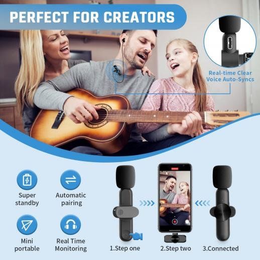 4 in 1 Wireless Mini Microphone_3