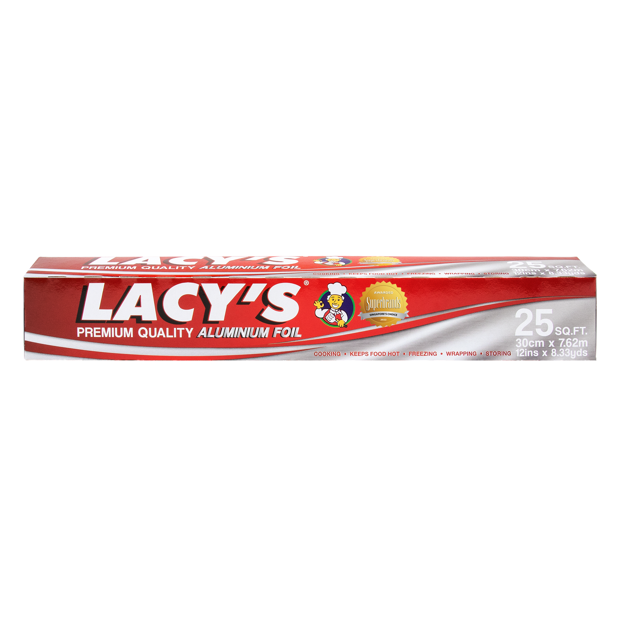 Lacy's Aluminium Foil 12" x 25sqf_0