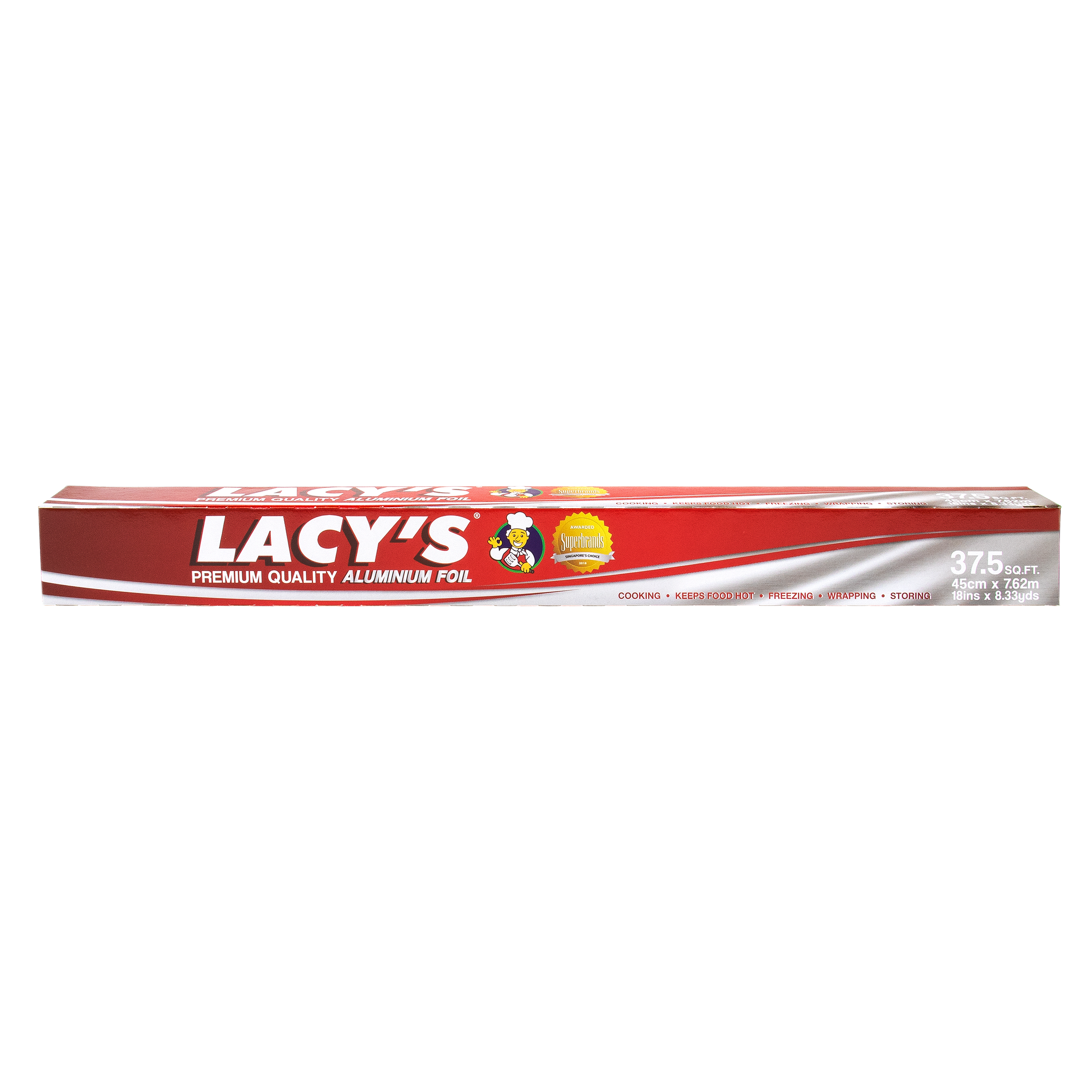 Lacy's Aluminium Foil 18" x 37.5sqf _0