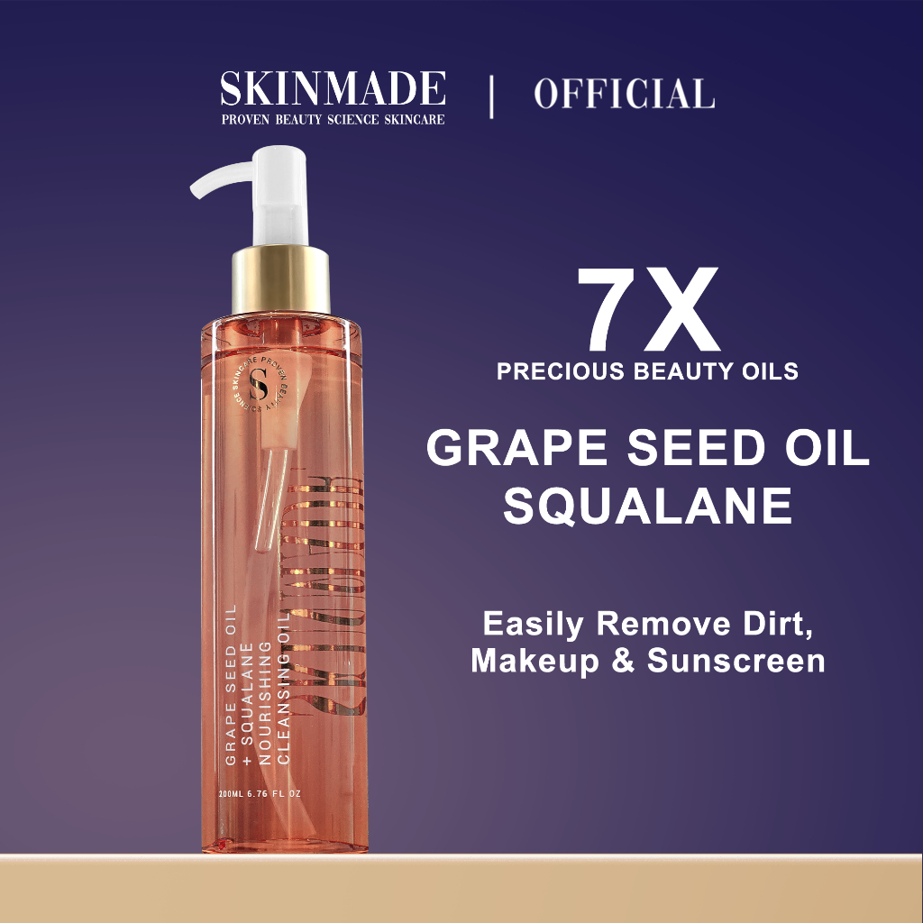 Skinmade Grape Seed Oil + Squalane Nourishing Cleansing Oil_3