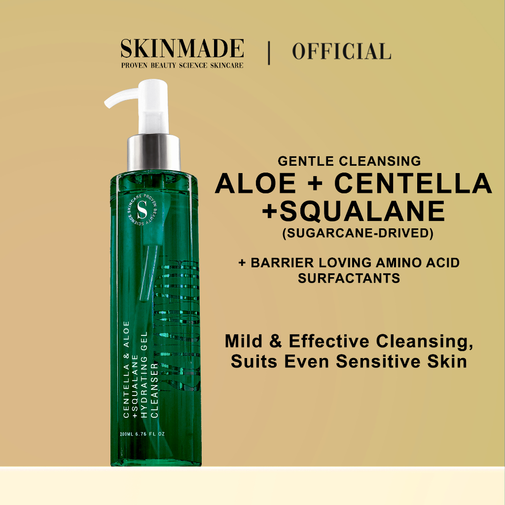 Skinmade Centella & Aloe + Squalane Hydrating Gel Cleanser 200ml_3