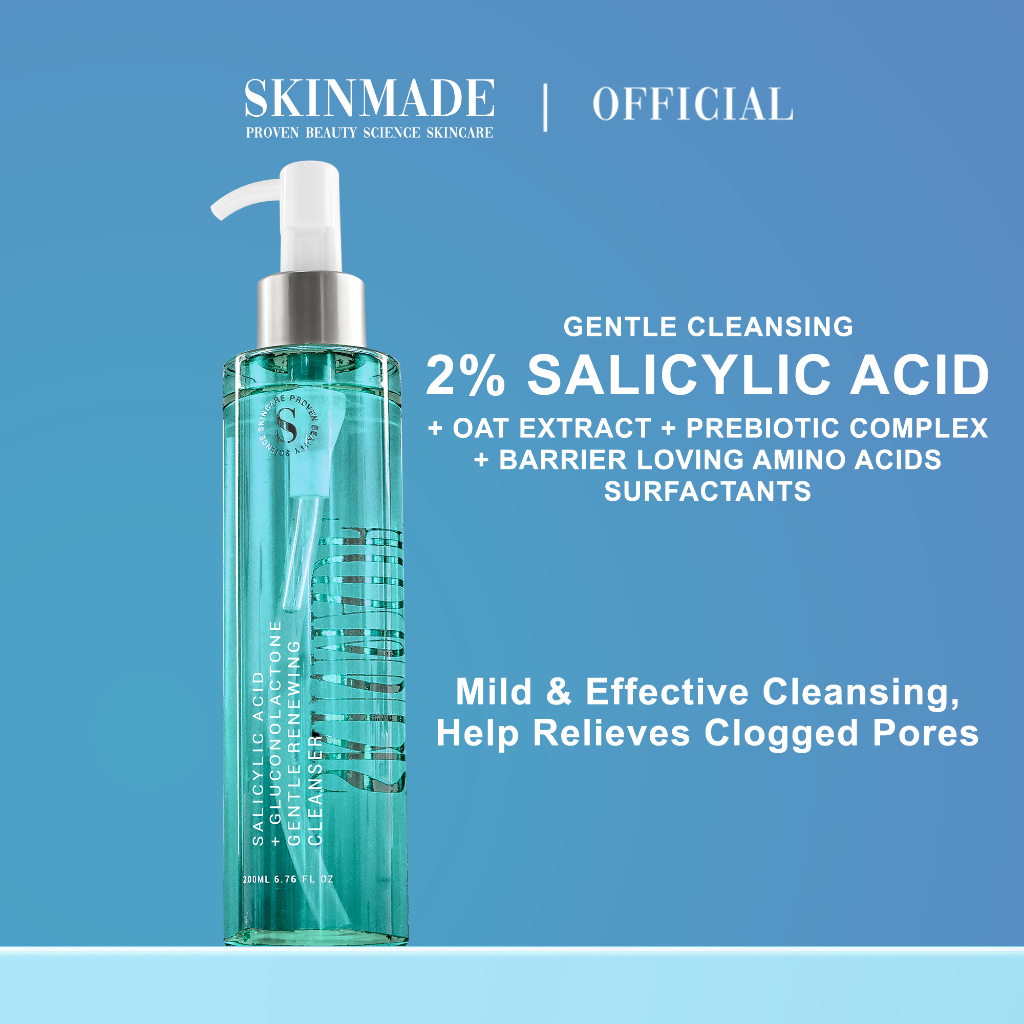 Skinmade Salicylic Acid + Gluconolactone Gentle Renewing Cleanser 200ml_2