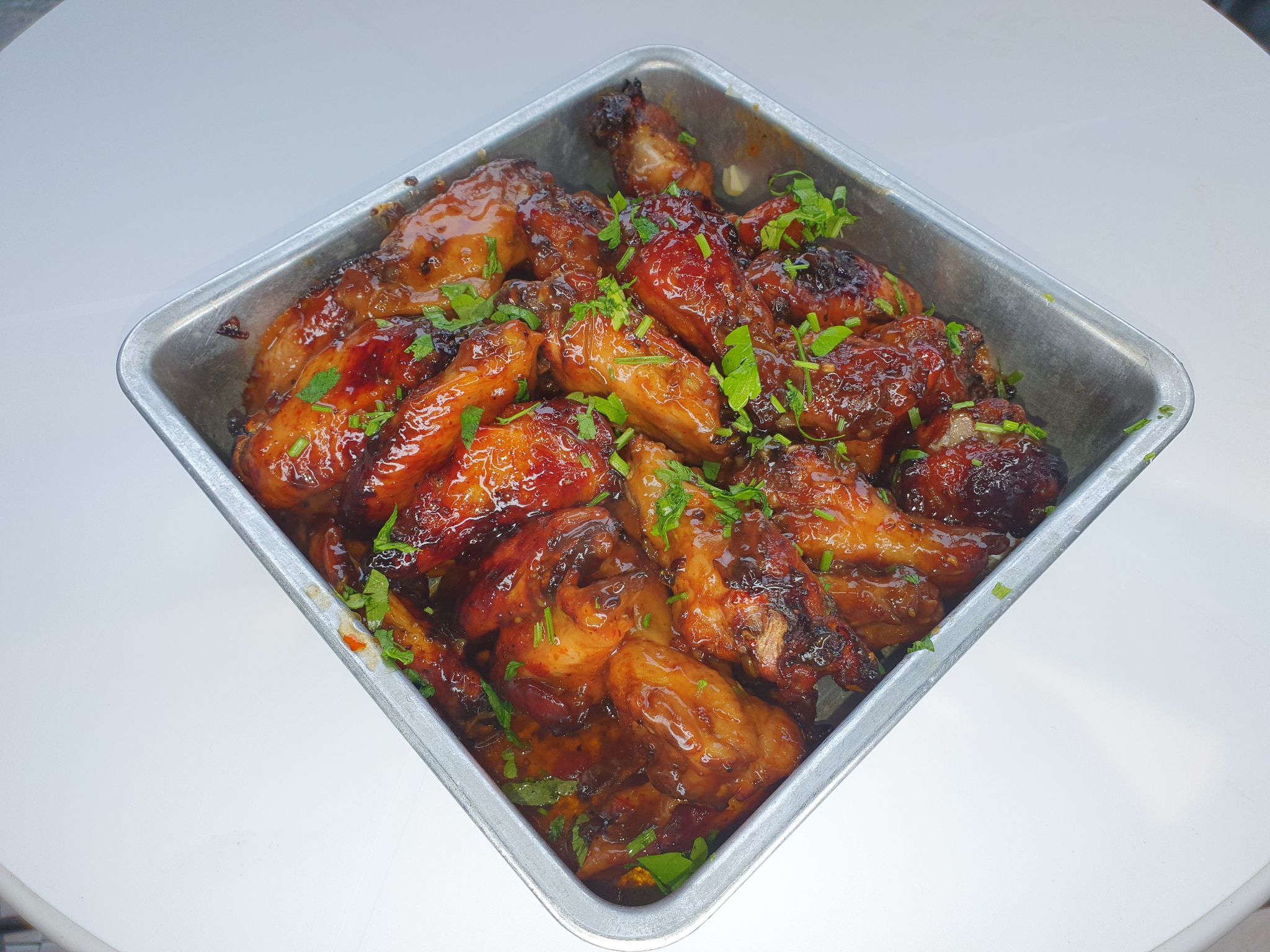 Honey glazed chicken wings_0