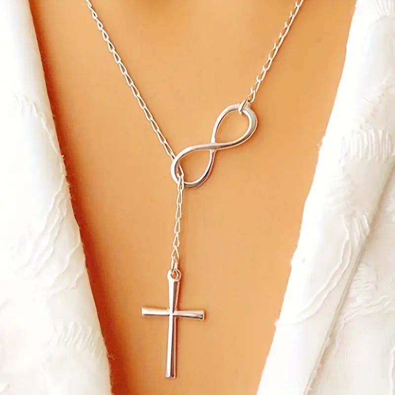 Cross and Infinity Necklace_0