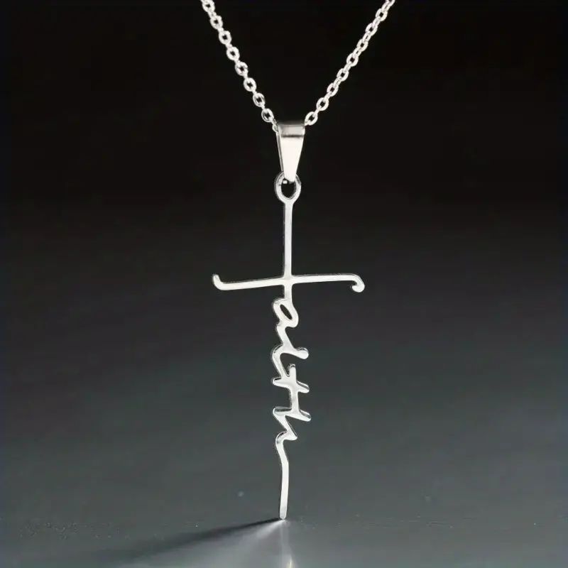 Faith Cross Necklace_0