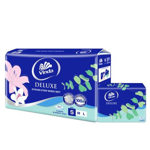 Vinda Deluxe Soft Pack Facial Tissue 50's_0