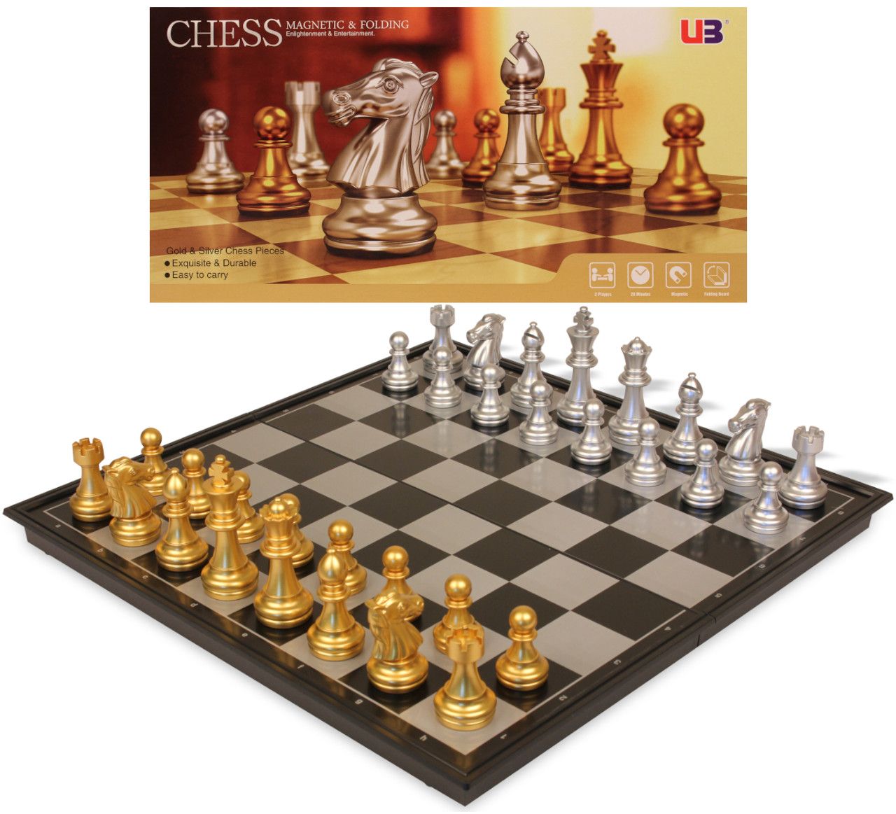 Magnetic Travel Chess Set_0