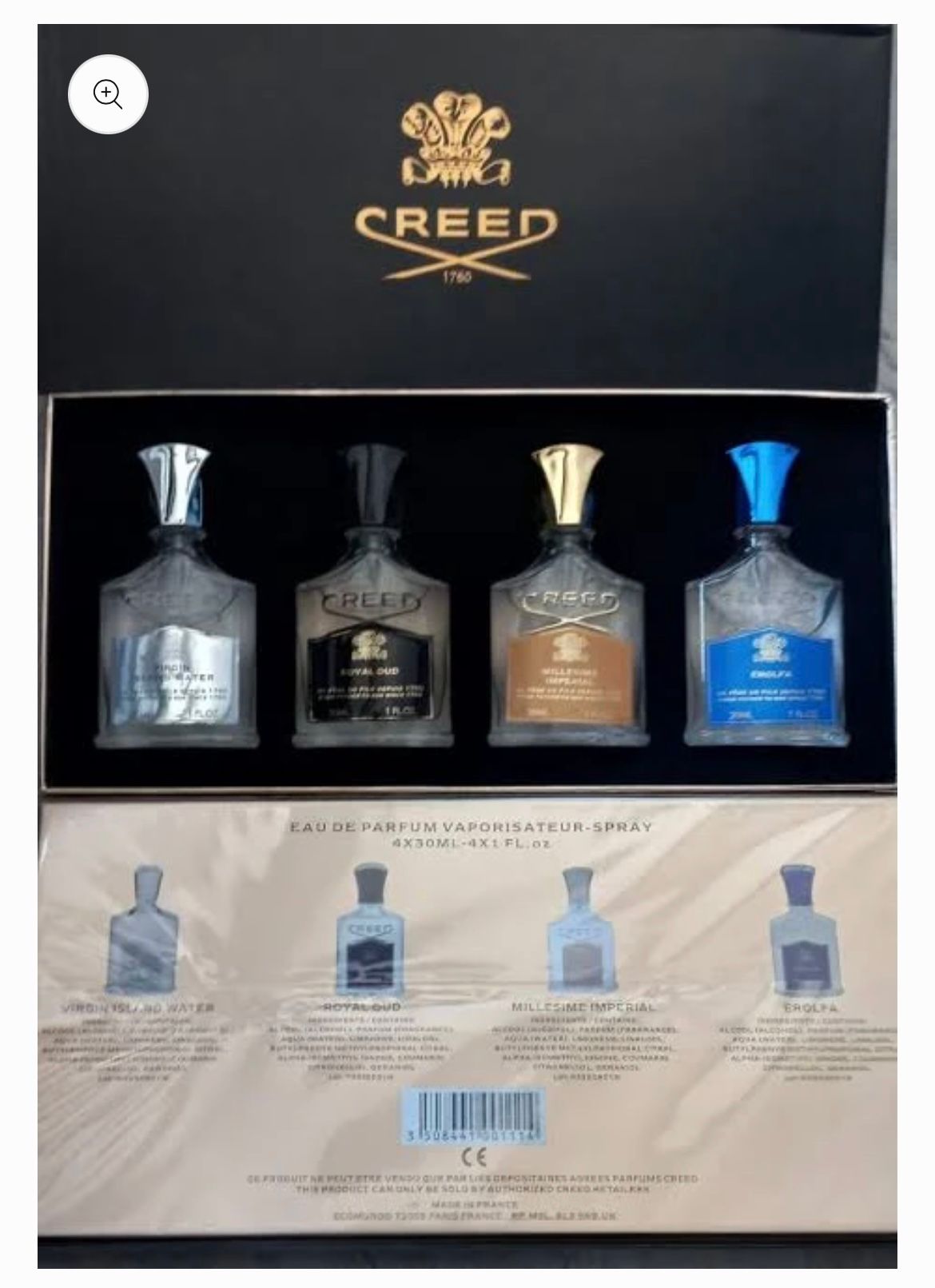 Creed Set 4x30ml (Black) _0