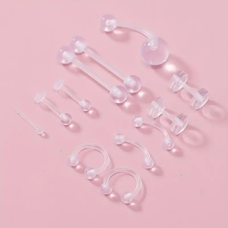 Plastic Body Piercing studs_0