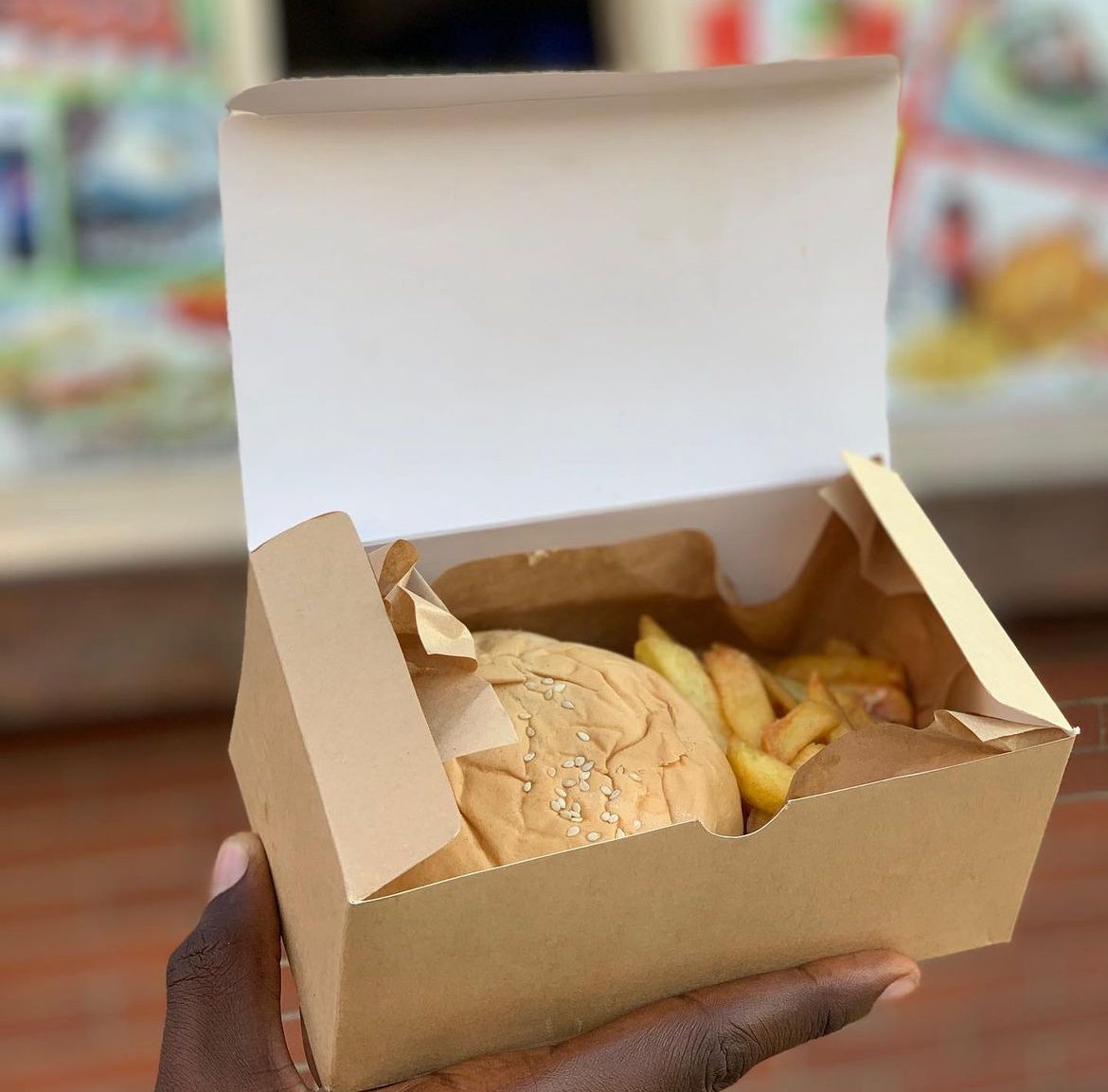 PLAIN BROWN QUICK SERVICE TAKEOUT BOXES / EXTRA DURABLE - 350gsm_2