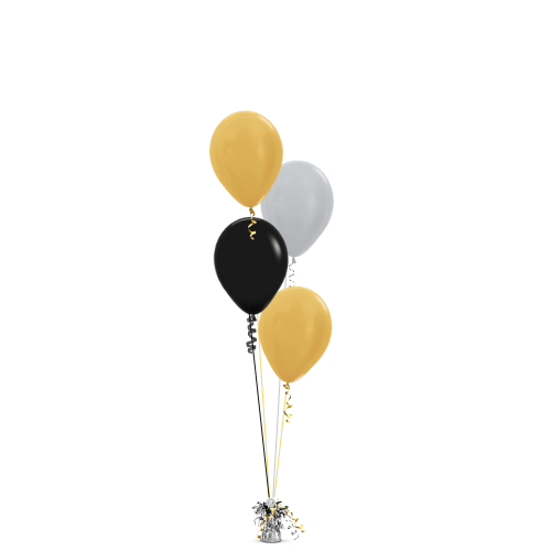 Cascading Helium-Filled Cluster of any 4 x 12 Inch Latex Balloons_0