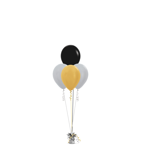 2 Tier Helium-Filled Cluster of any 4 x 12 Inch Latex Balloons_0