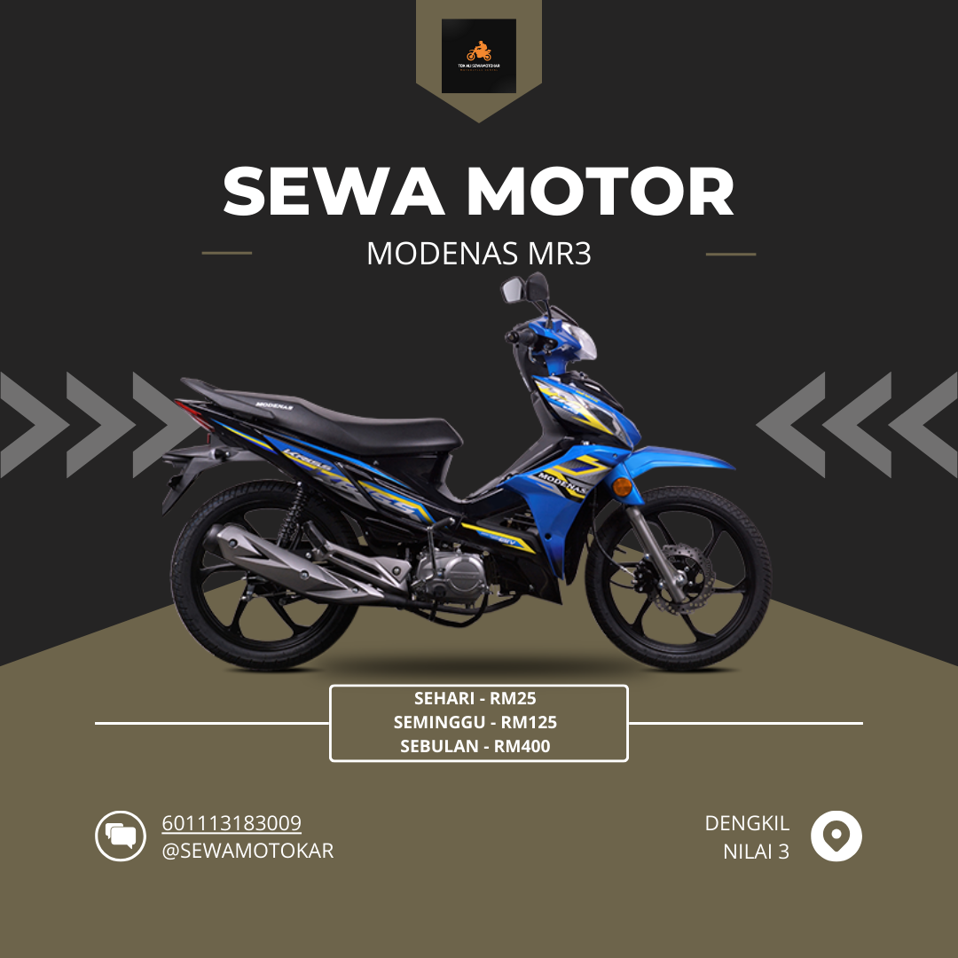 Sewa Modenas MR3 110cc_0