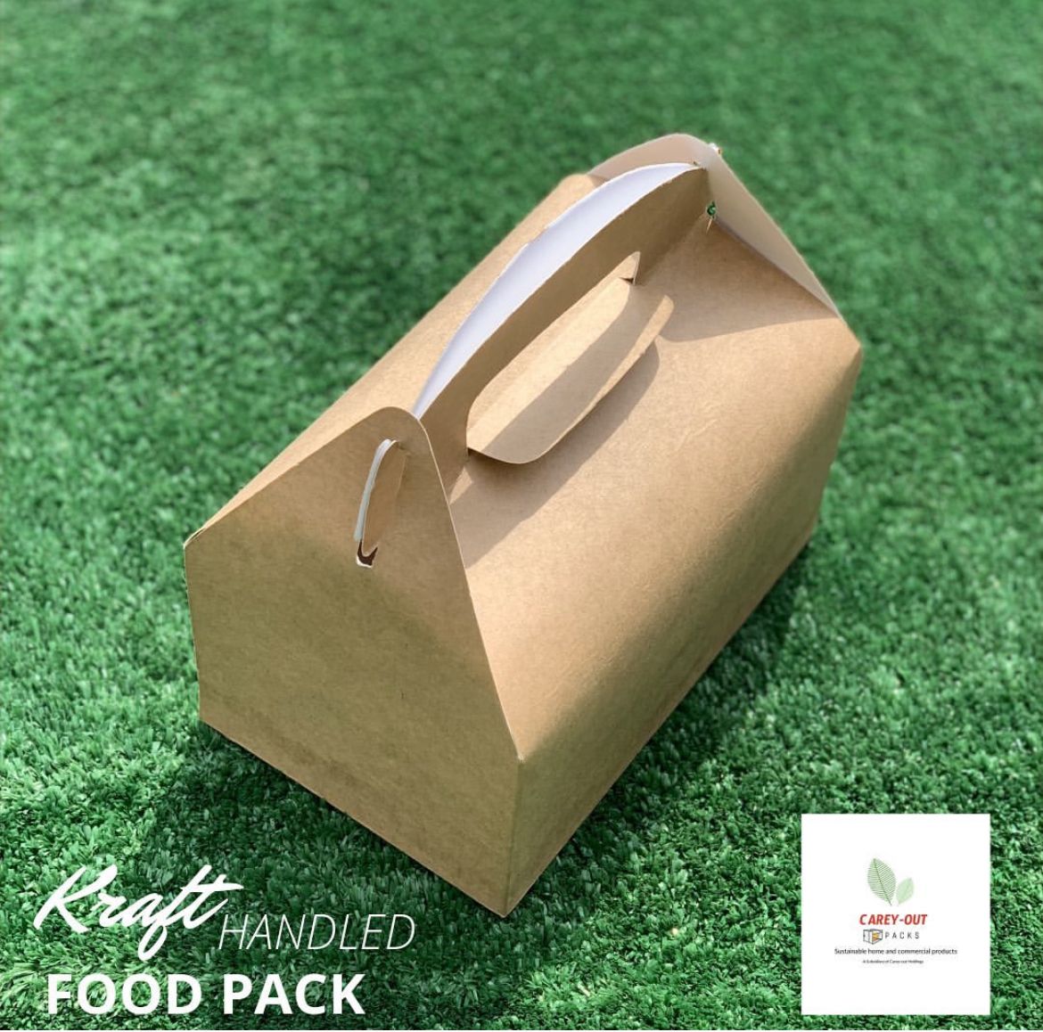 KRAFT BROWN LARGE TAKEOUT GABLE BOXES  - EXTRA DURABLE / 380GSM_13