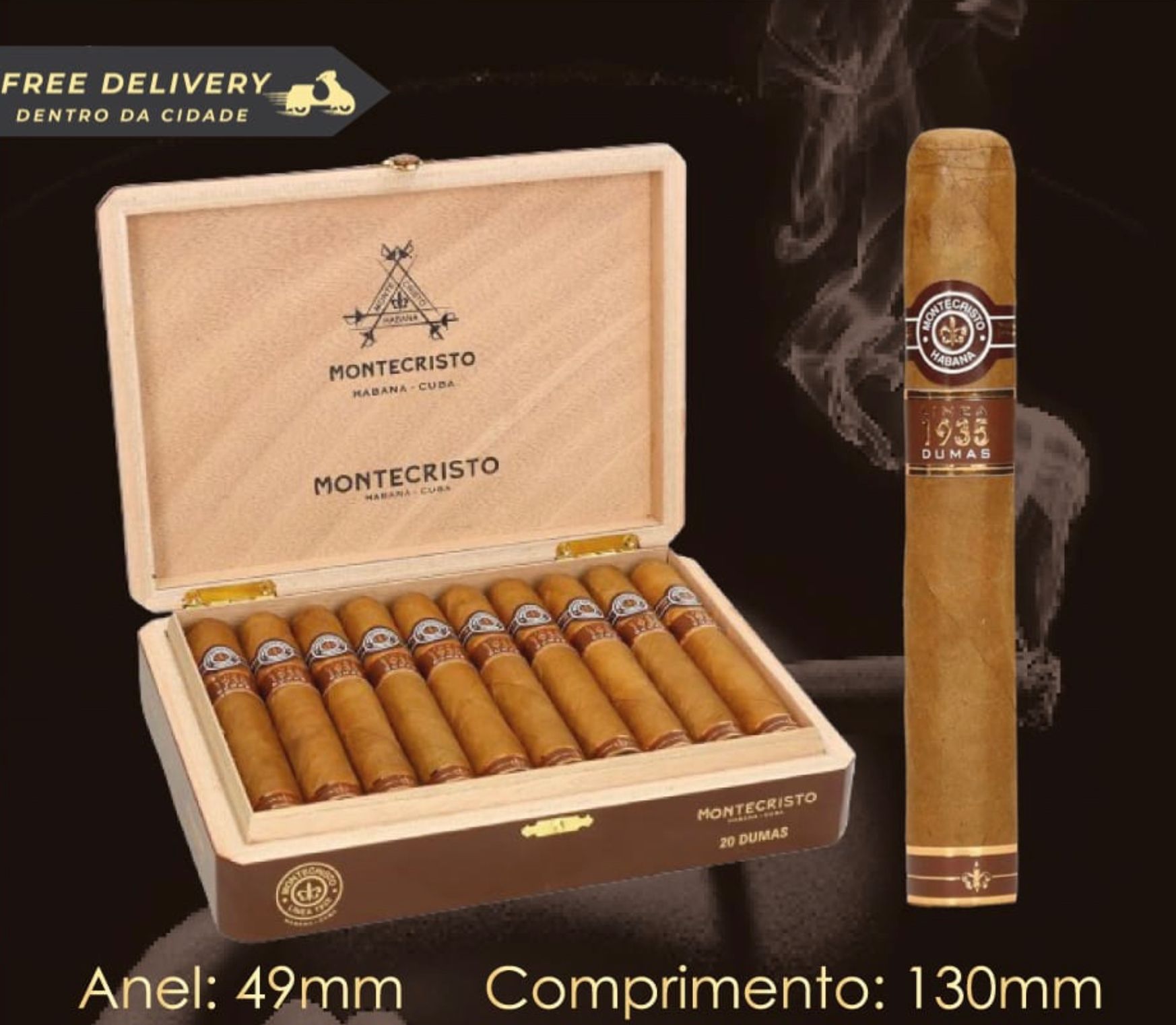 Montecristo Linea 1935 Dumas - CAIXA DE 20 UNIDADES_0