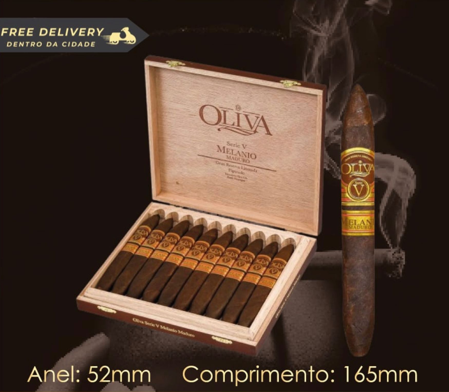 Olivia Serie V Mecanio Maduro - CAIXA DE 10 UNIDADES_0