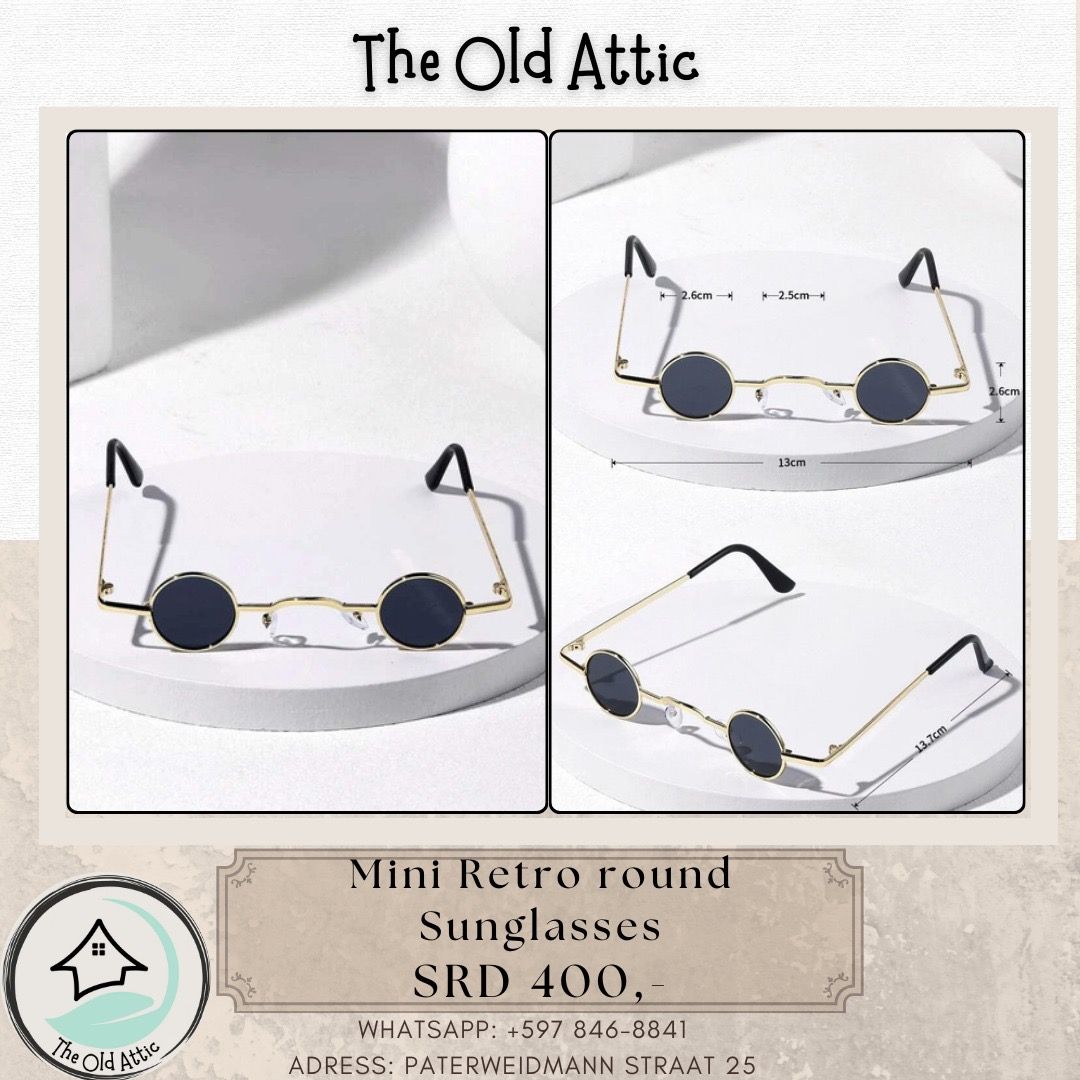 Mini retro round sunglasses _0