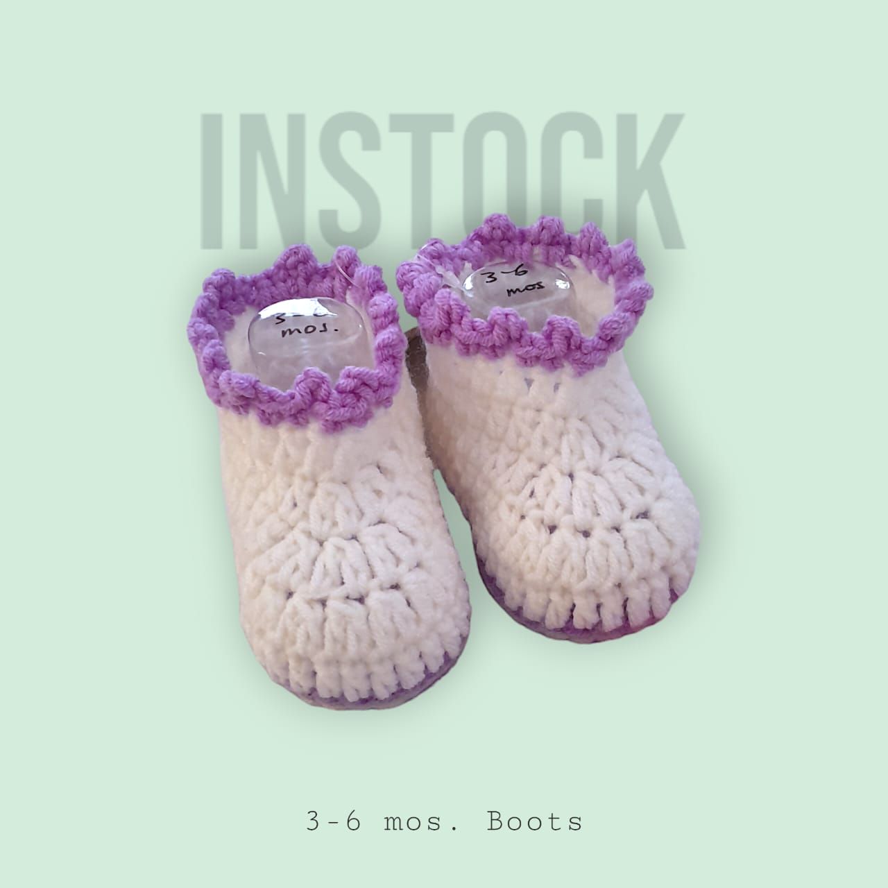 [INSTOCK] 3-6 mos. Picot Boots_0