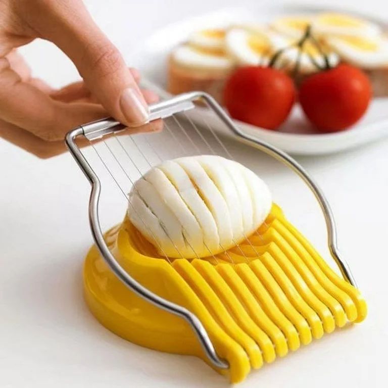 Stainless Boiled Egg Slicer _0