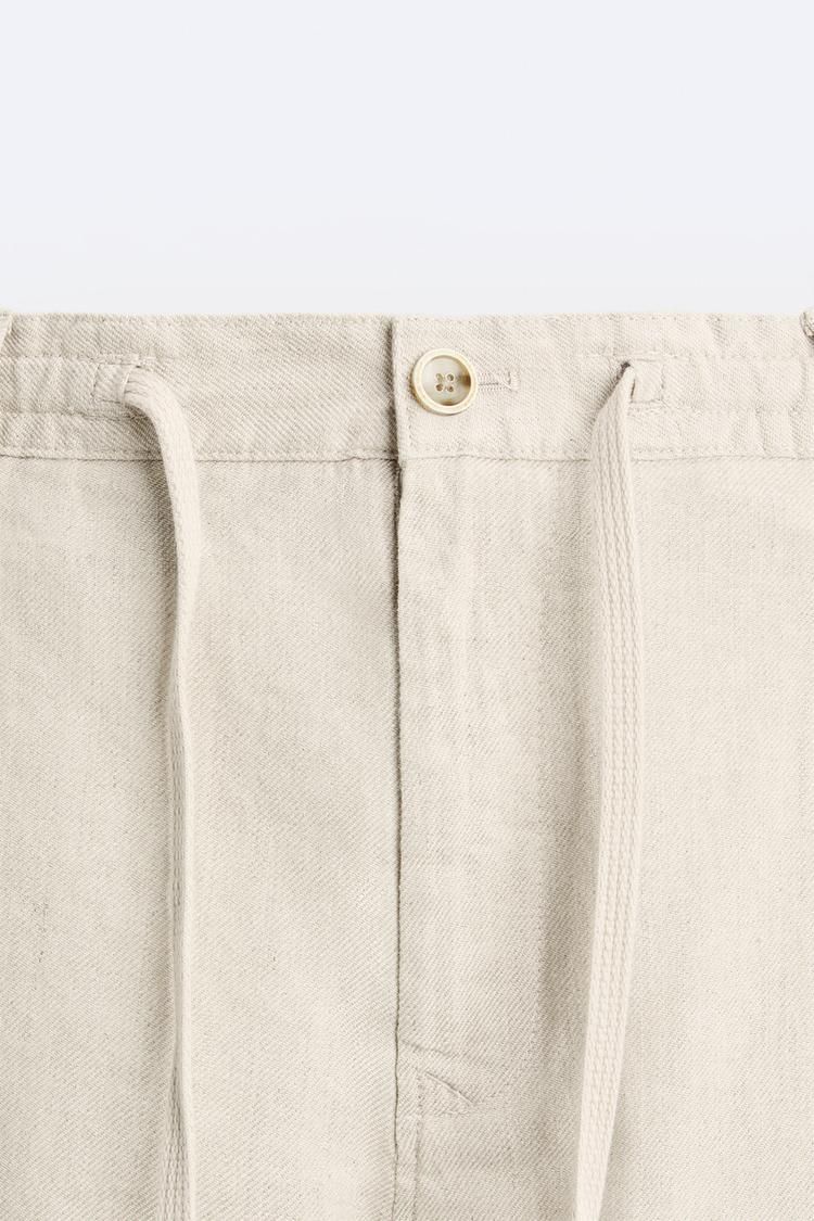 Zara Linen Cotton Trousers_4