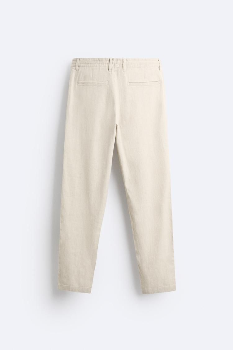 Zara Linen Cotton Trousers_2