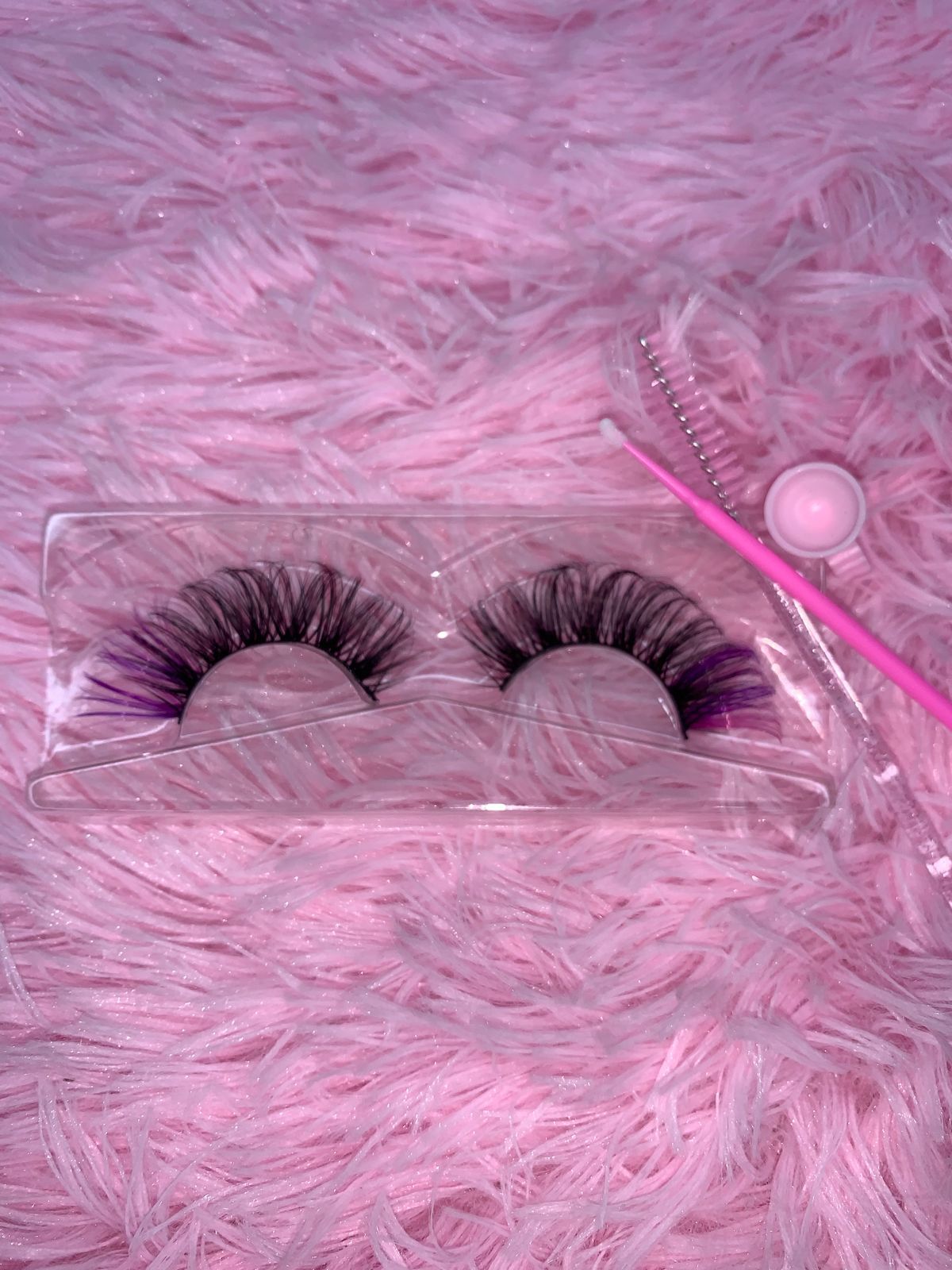 Purple & Pink Barb Lash _0