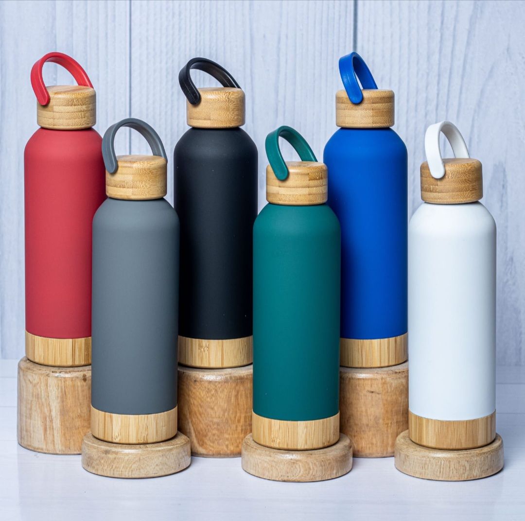 Stainless Steel Bamboo Water Bottle_1