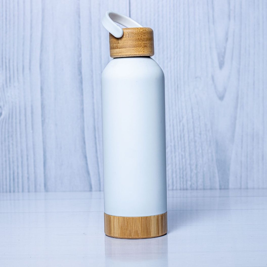 Stainless Steel Bamboo Water Bottle_7