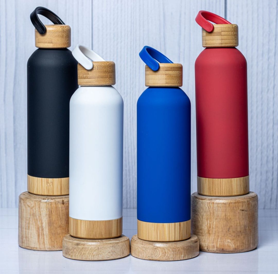 Stainless Steel Bamboo Water Bottle_3