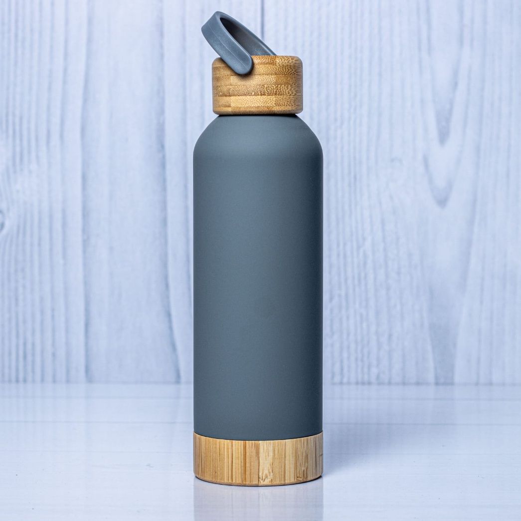 Stainless Steel Bamboo Water Bottle_4