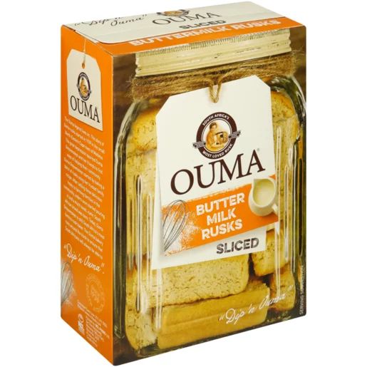 Ouma Butter Milk Sliced Rusks 450g_0