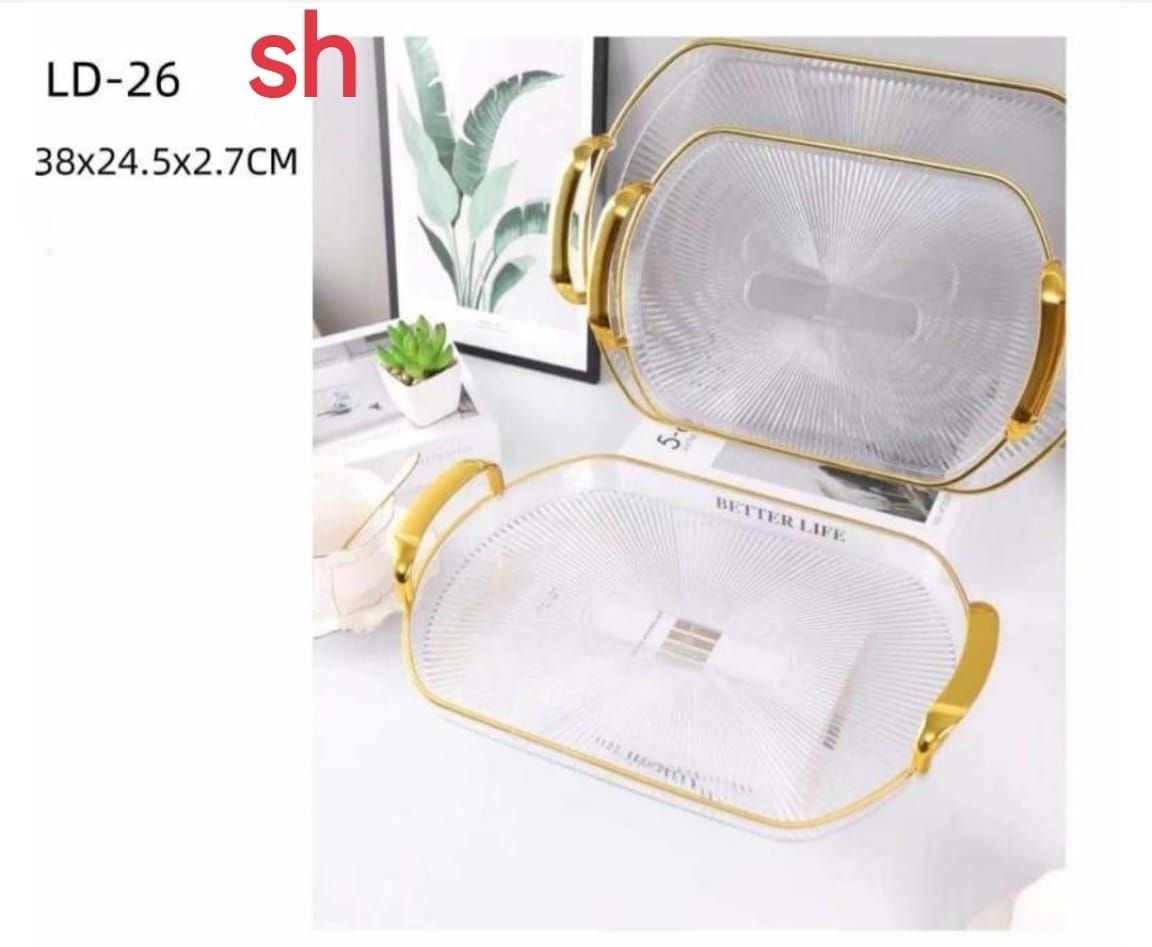 Serving tray golden edge_0