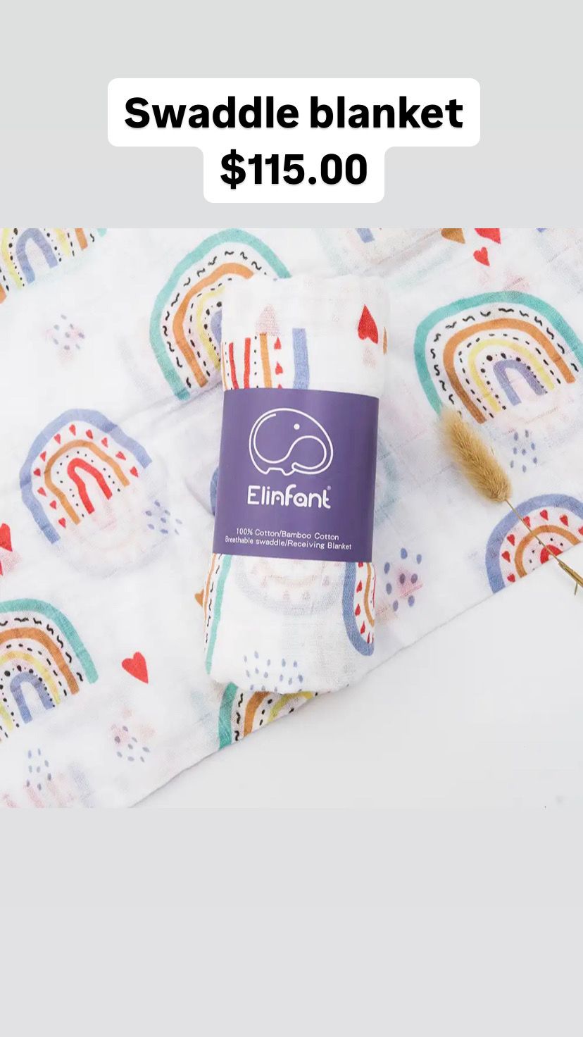 Elinfant baby muslin swaddle blanket_1