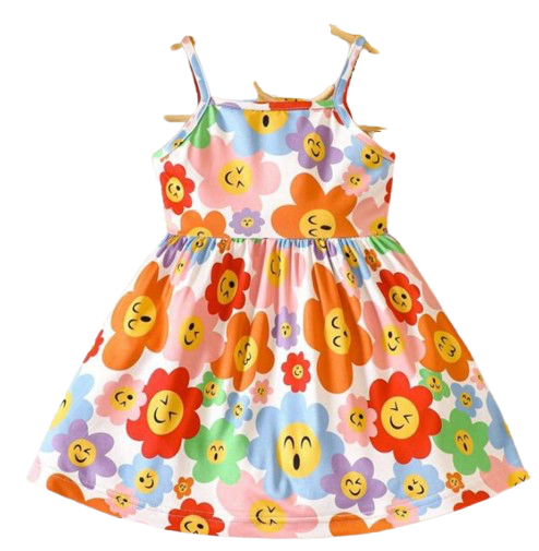 Baby/ Toddler girl printed cami dresses _0