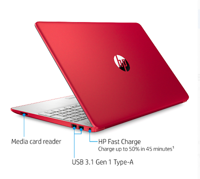 HP 15.6in Laptop (Intel Pentium Quad-Core N5000, 4GB RAM, 128GB SSD, HDMI, WiFi, Bluetooth, HD Webcam, Windows 10 S) _3